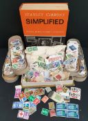 Collection of British & World Stamps Some Unused Plus Stanley Gibbons Book