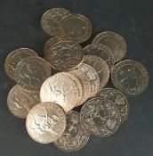 Collection of 20 Elizabeth II Silver Jubilee Coins