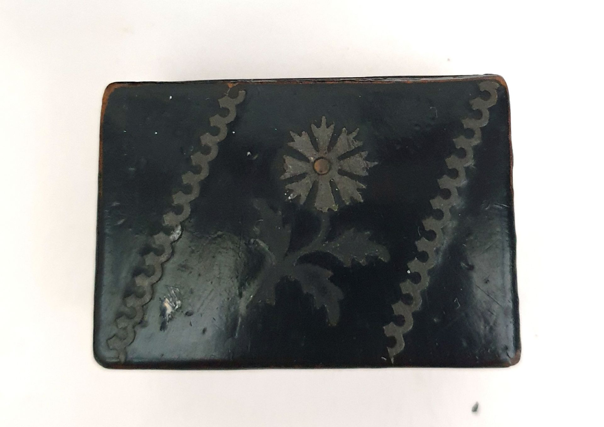 Antiques 2 x Snuff Boxes Both Inlaid - Image 3 of 4