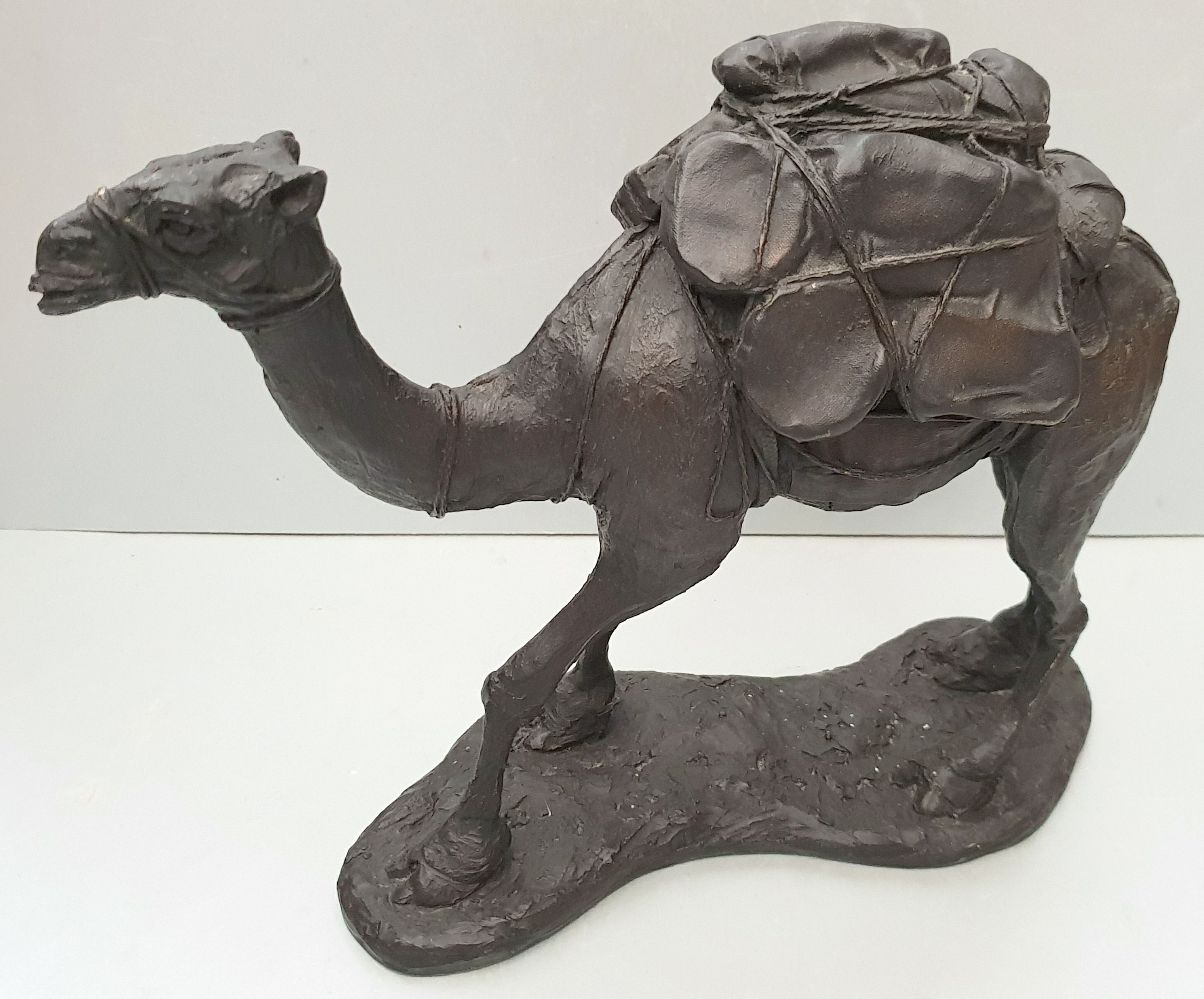 Vintage Spelter Camel Figure Limited Edition J R Sanders No. 140 of 3500 - Image 3 of 3
