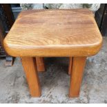 Vintage Hardwood Hand Made Small Stool