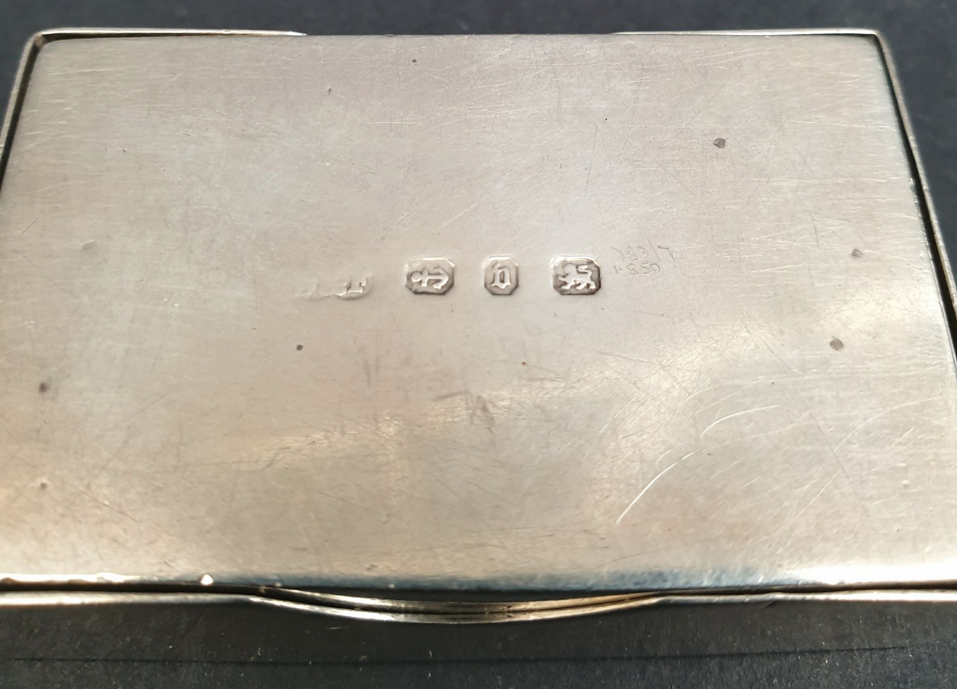 Antique Small Sterling Silver Box Birmingham 1895 - Image 2 of 3