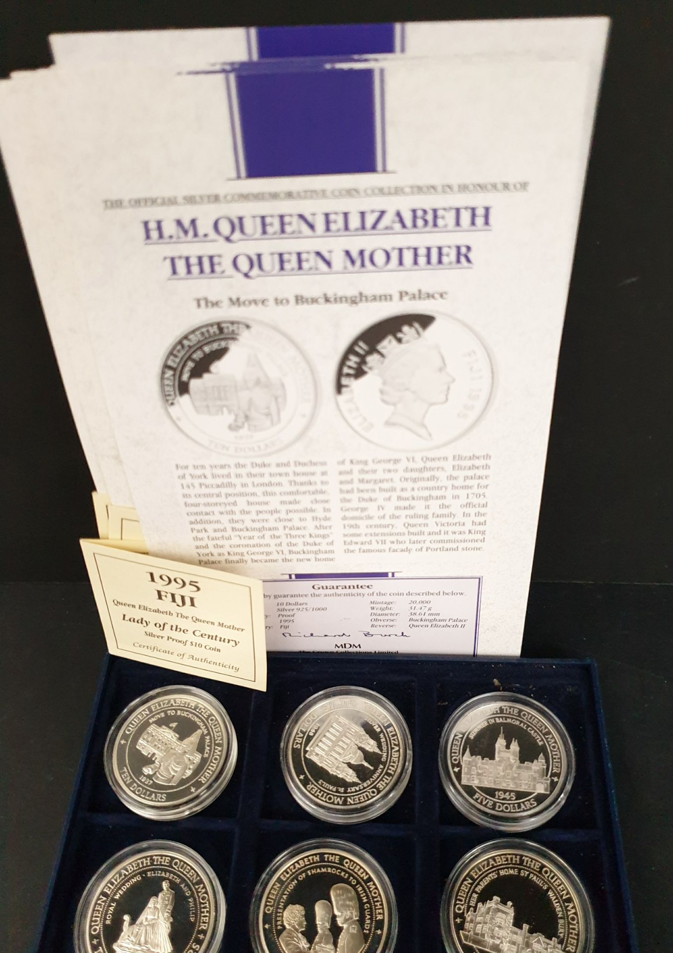 Collectable 13 x Silver Coins H.M. The Queen Mother Royal Mint - Image 2 of 2