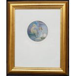 Art Framed Vignette Picture Peter Pan and Wendy