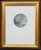 Art Framed Vignette Picture Peter Pan and Wendy