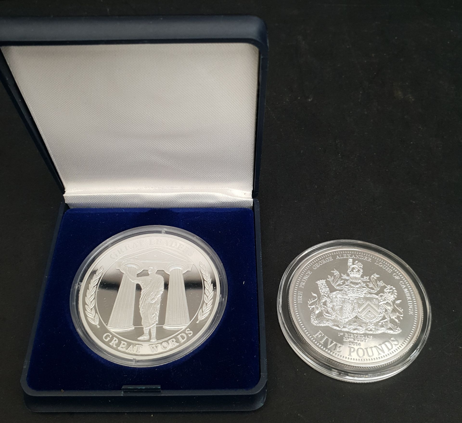 Collectable Coins Churchill Silver & Prince George 1st Birthday £5 Coin - Image 2 of 3