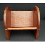 Vintage Carved Hardwood Book Stand