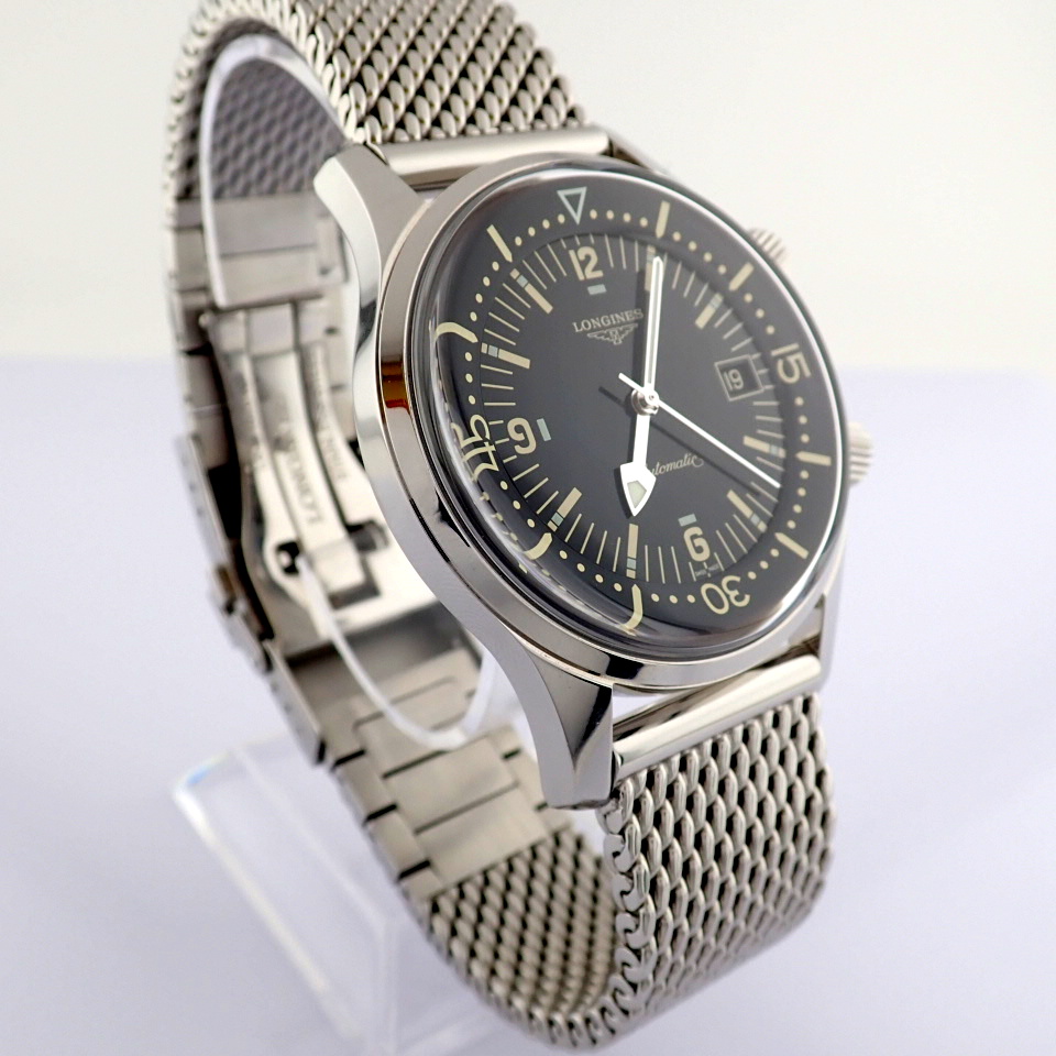 Longines Legend Diver L3.674.4. Steel Wrist Watch - Image 13 of 13