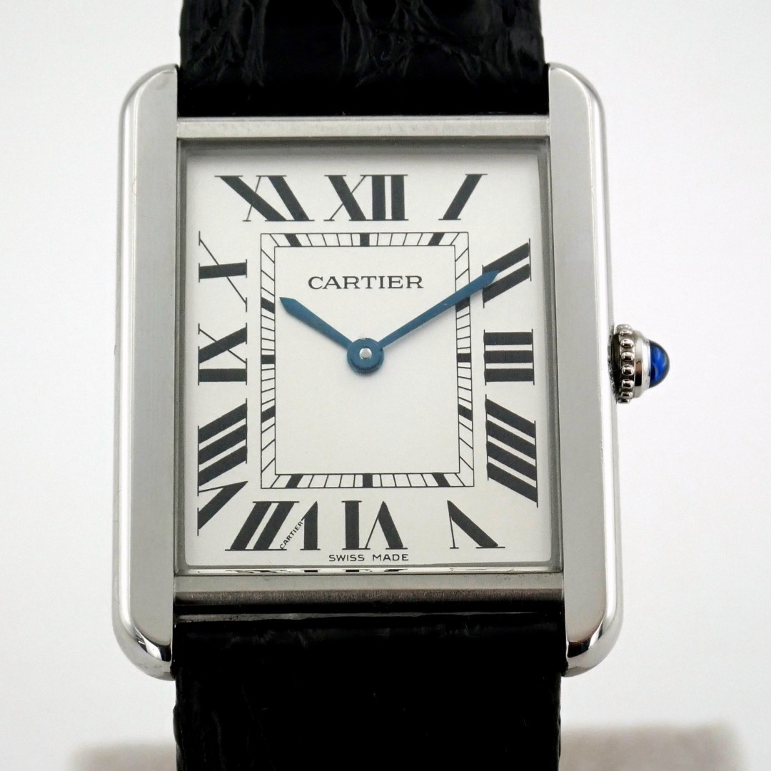 Cartier Tank Solo XL. Unisex Steel Wrist Watch