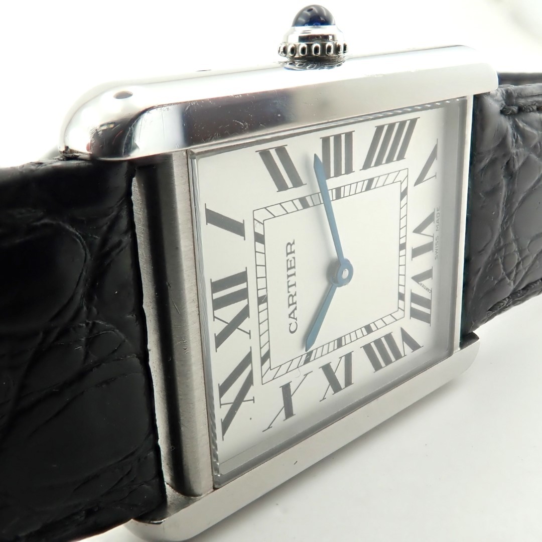 Cartier Tank Solo XL. Unisex Steel Wrist Watch - Image 6 of 8