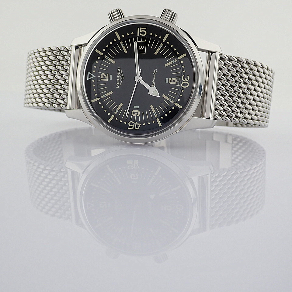 Longines Legend Diver L3.674.4. Steel Wrist Watch - Image 8 of 13