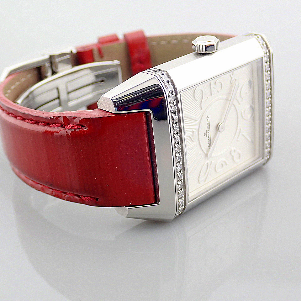 Jaeger LeCoultre. Diamond Reverso Squarda Unisex Steel Wrist Watch - Image 8 of 11