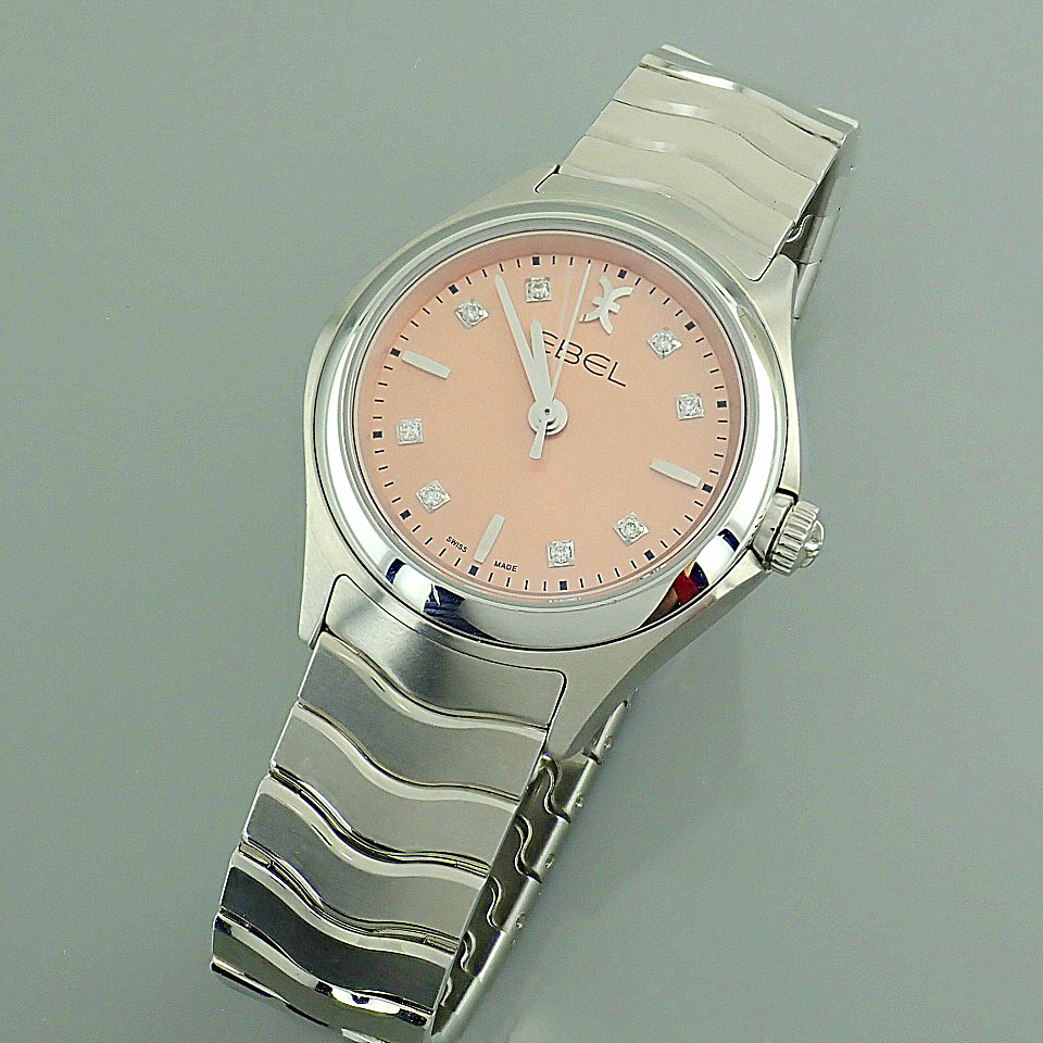 Ebel Wave Diamond. Steel Wrist Watch - Image 4 of 9