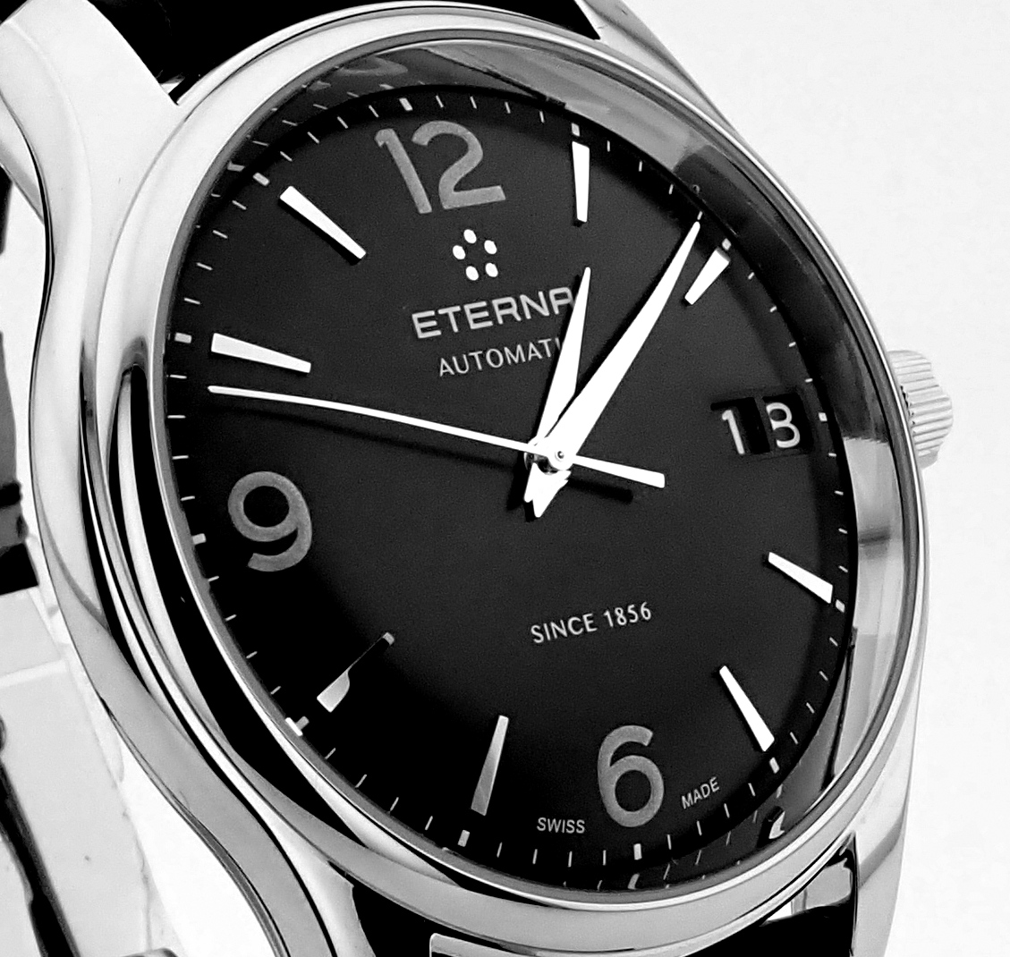Eterna Vaughan Big Date. Steel Wrist Watch - Image 5 of 12