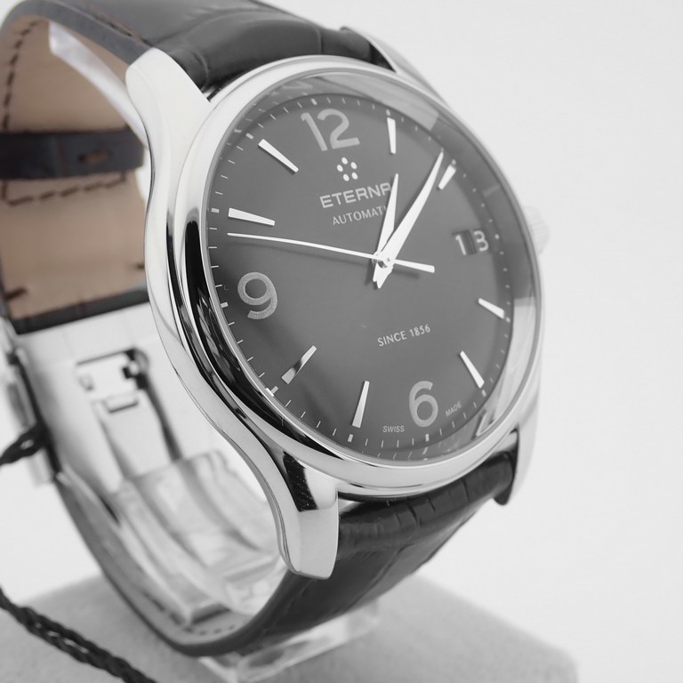 Eterna Vaughan Big Date. Steel Wrist Watch - Image 6 of 12