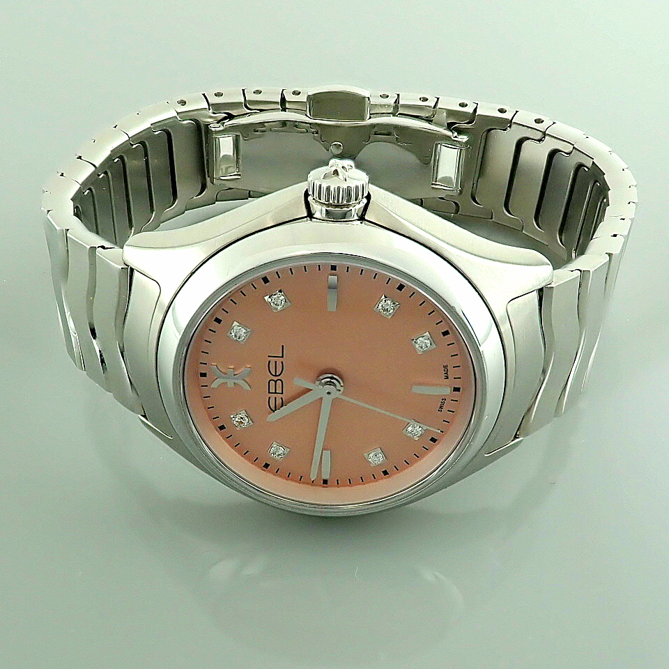 Ebel Wave Diamond. Steel Wrist Watch - Image 3 of 9