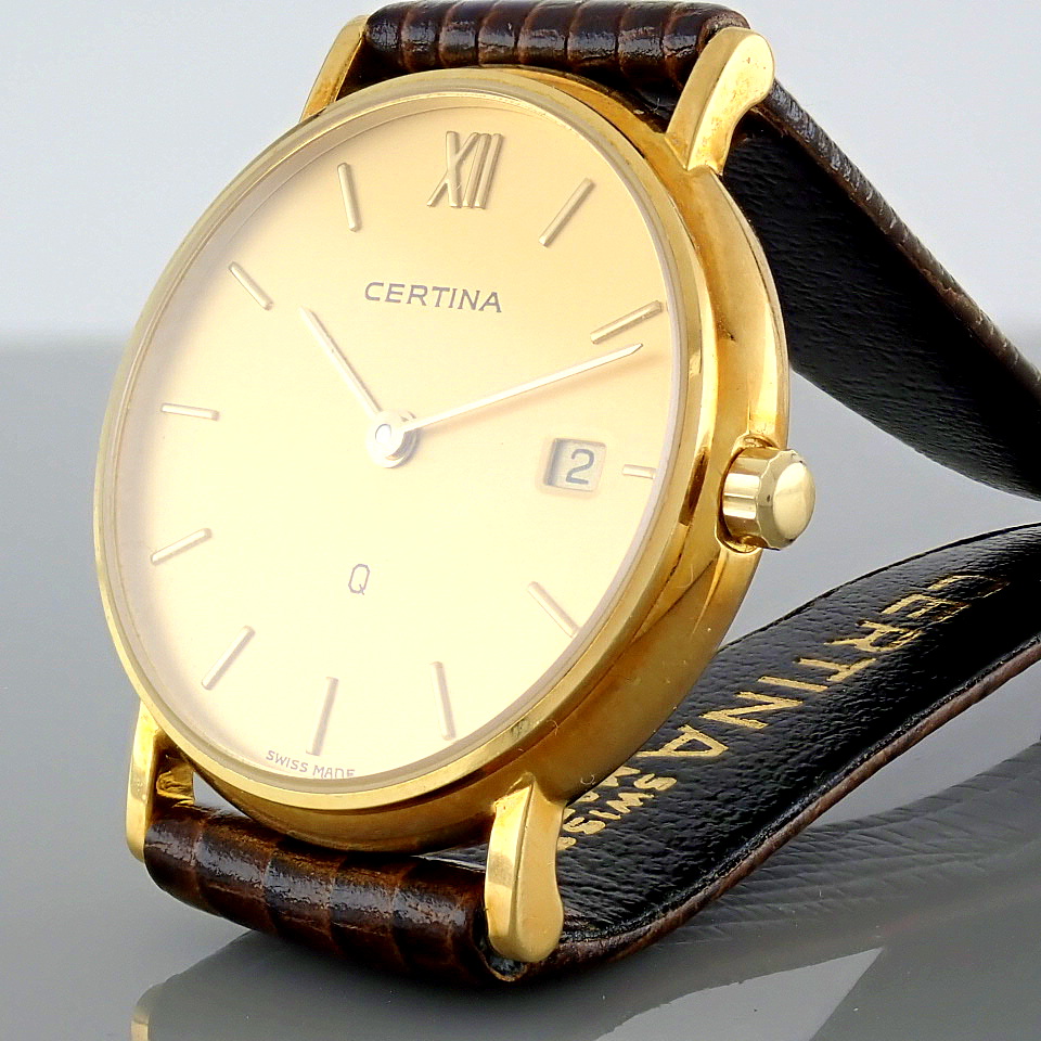 Certina Classic 18K Solid. Yellow Gold Wrist Watch - Image 3 of 7