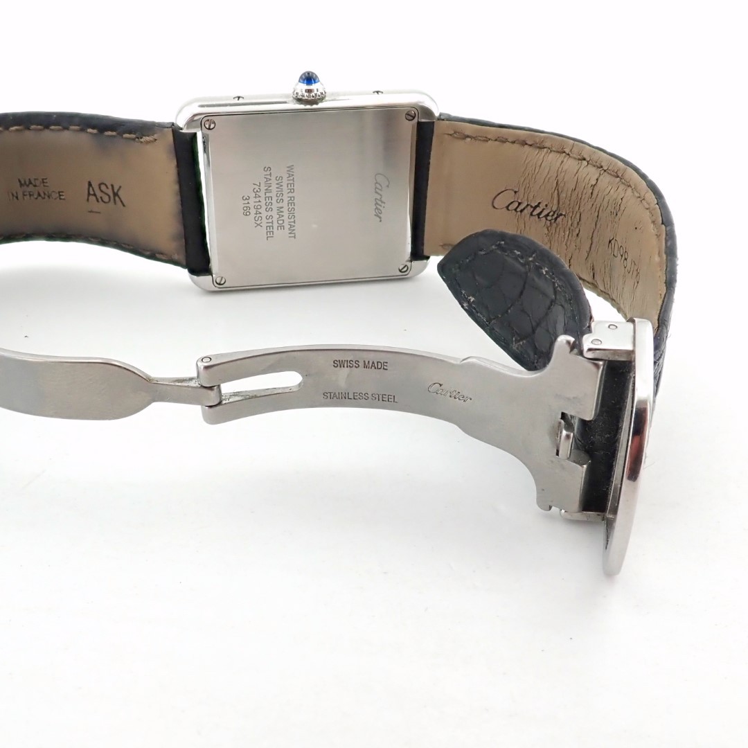 Cartier Tank Solo XL. Unisex Steel Wrist Watch - Image 5 of 8