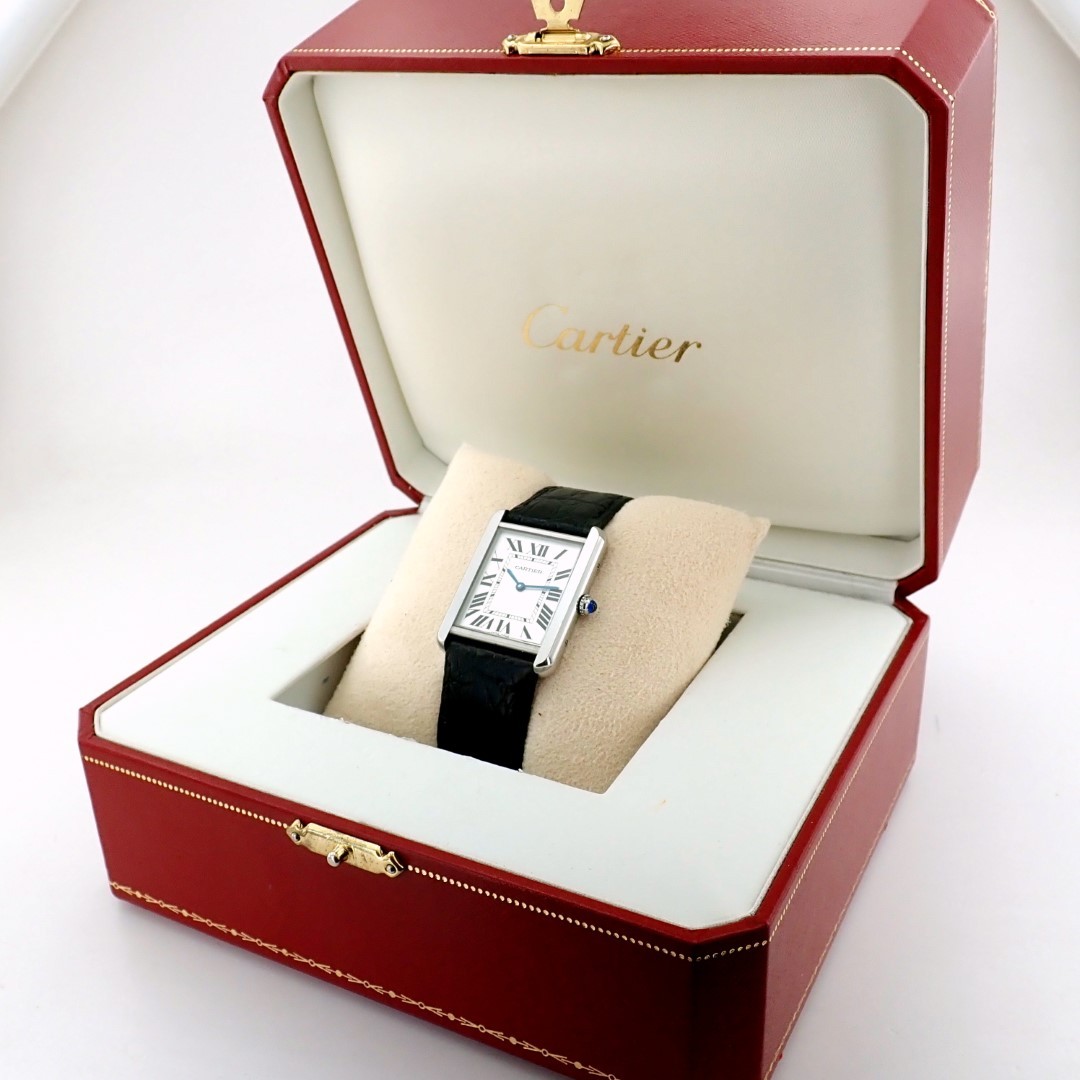 Cartier Tank Solo XL. Unisex Steel Wrist Watch - Image 7 of 8