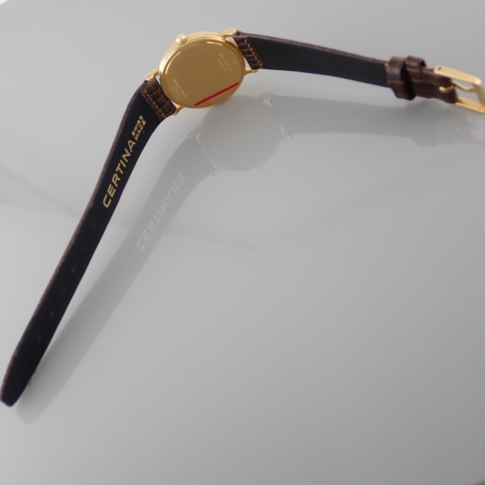 Certina Classic 18K Solid. Yellow Gold Wrist Watch - Image 4 of 7