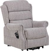 BRAND NEW BOXED HI GATE RISE/RECLINE ELECTRIC CHAIR IN GREY FABRIC