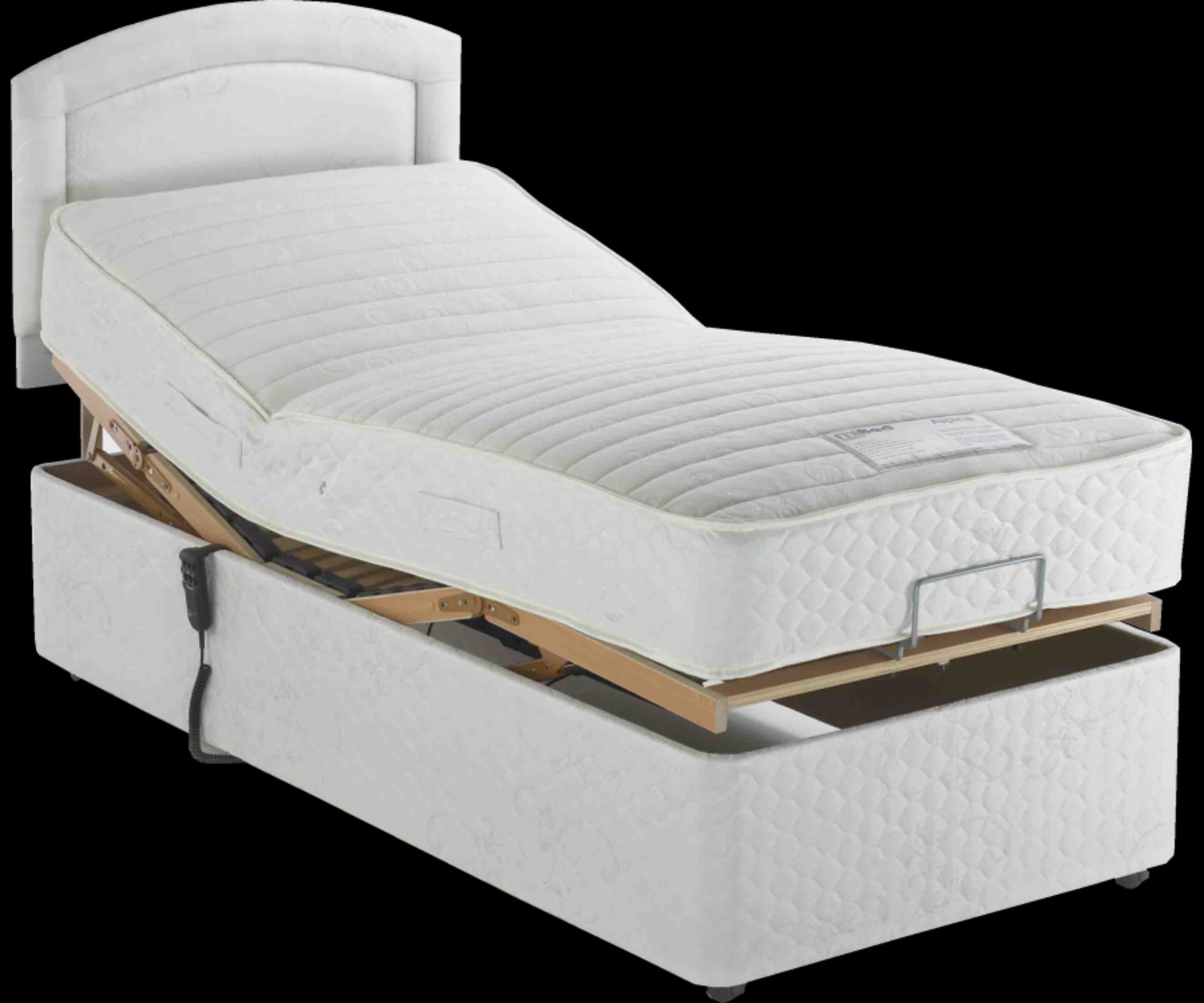 BRAND NEW 2'6 SMALL SINGLE ALPINA POCKET ELECTRIC ADJUSTABLE BED - Image 2 of 2