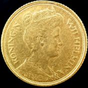 5 Gulden Wilhemina