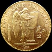 20 Francs Republique Françasise Dupré Engraver: Augustin Dupré