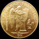 20 Francs Republique Françasise Dupré Engraver: Augustin Dupré