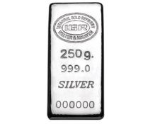 250 gr 99,9 % Silver Bullion (Certified)