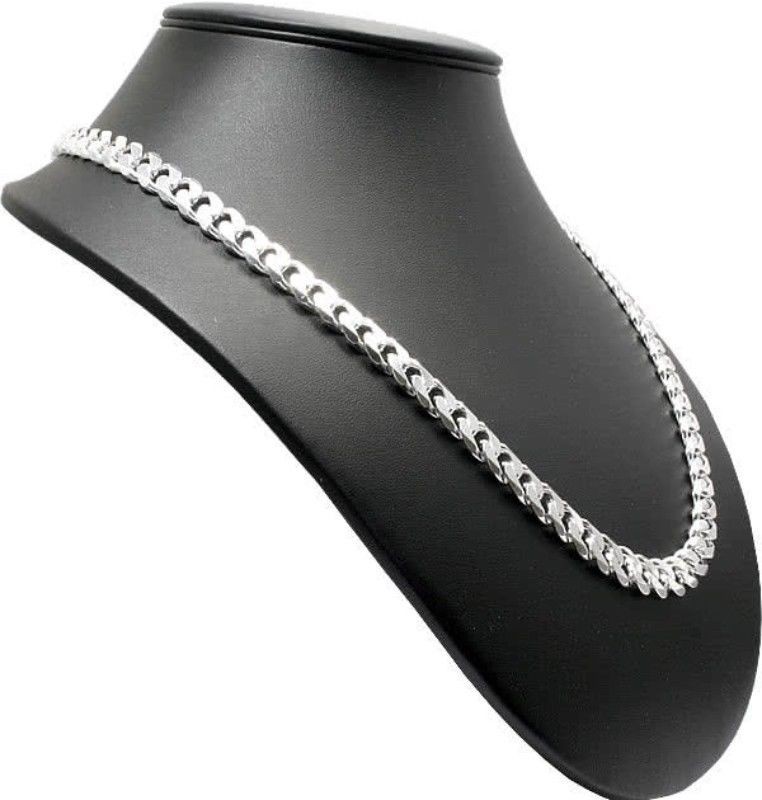 Mens Curb Cuban Link Chain. 925 Sterling Silver. 48 GR. 24 inch - 60cm. 7mm - Image 2 of 7