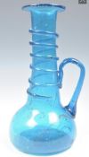 Blue glass bottle