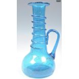 Blue glass bottle