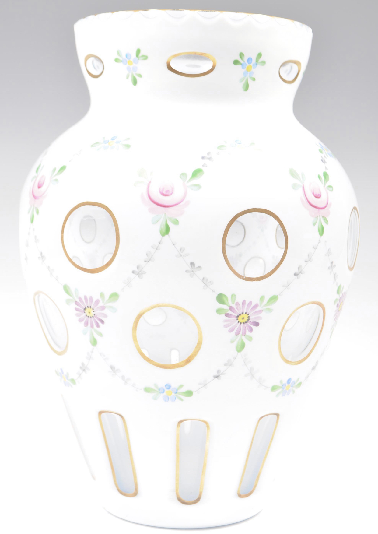 C19th bohemian glass vase - Image 2 of 5