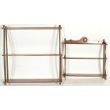 C19th wall shelves