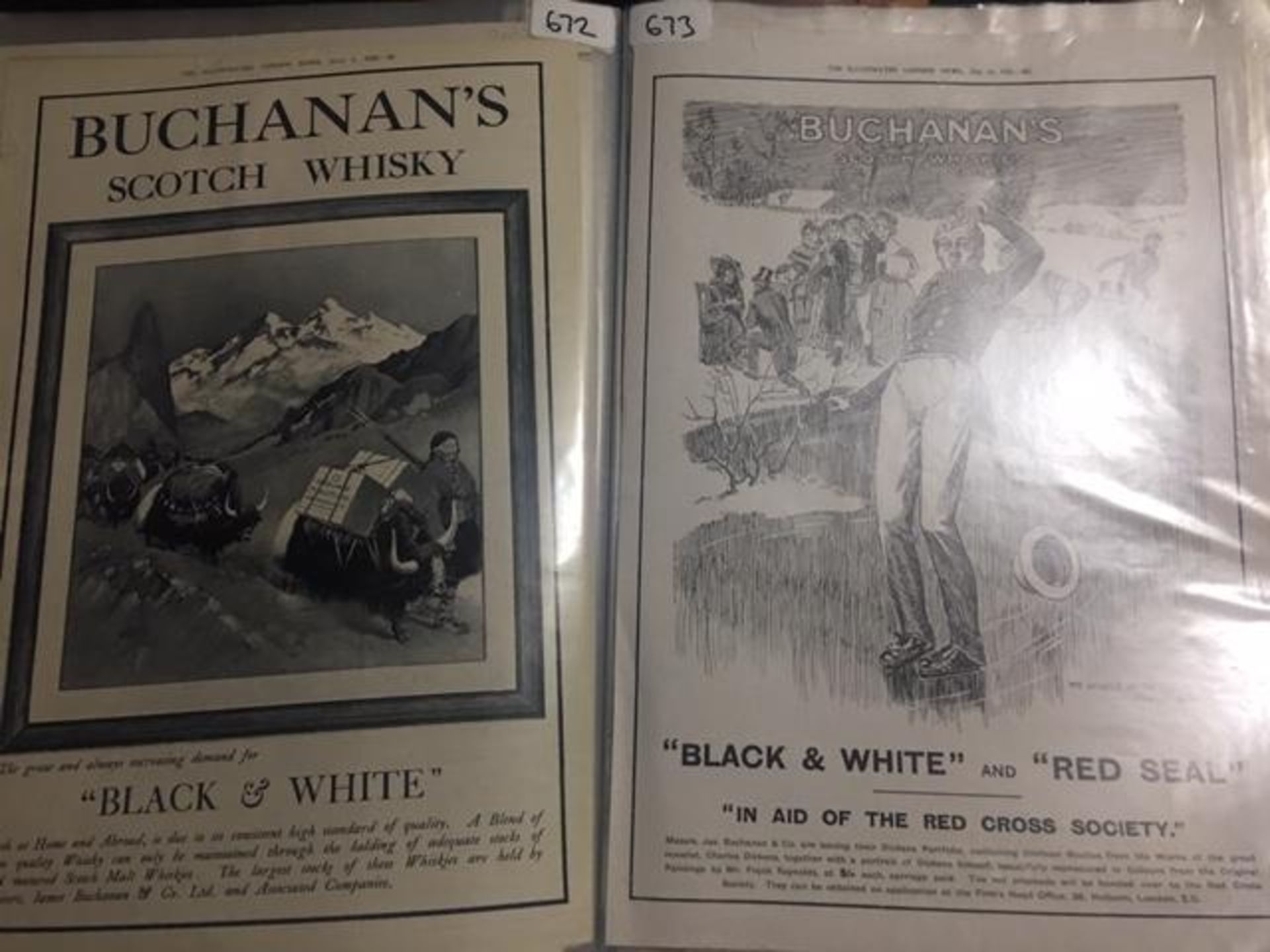 68 Vintage Scotch Whiskey Adverts. John Haig, Johnnie Walker - Image 13 of 28