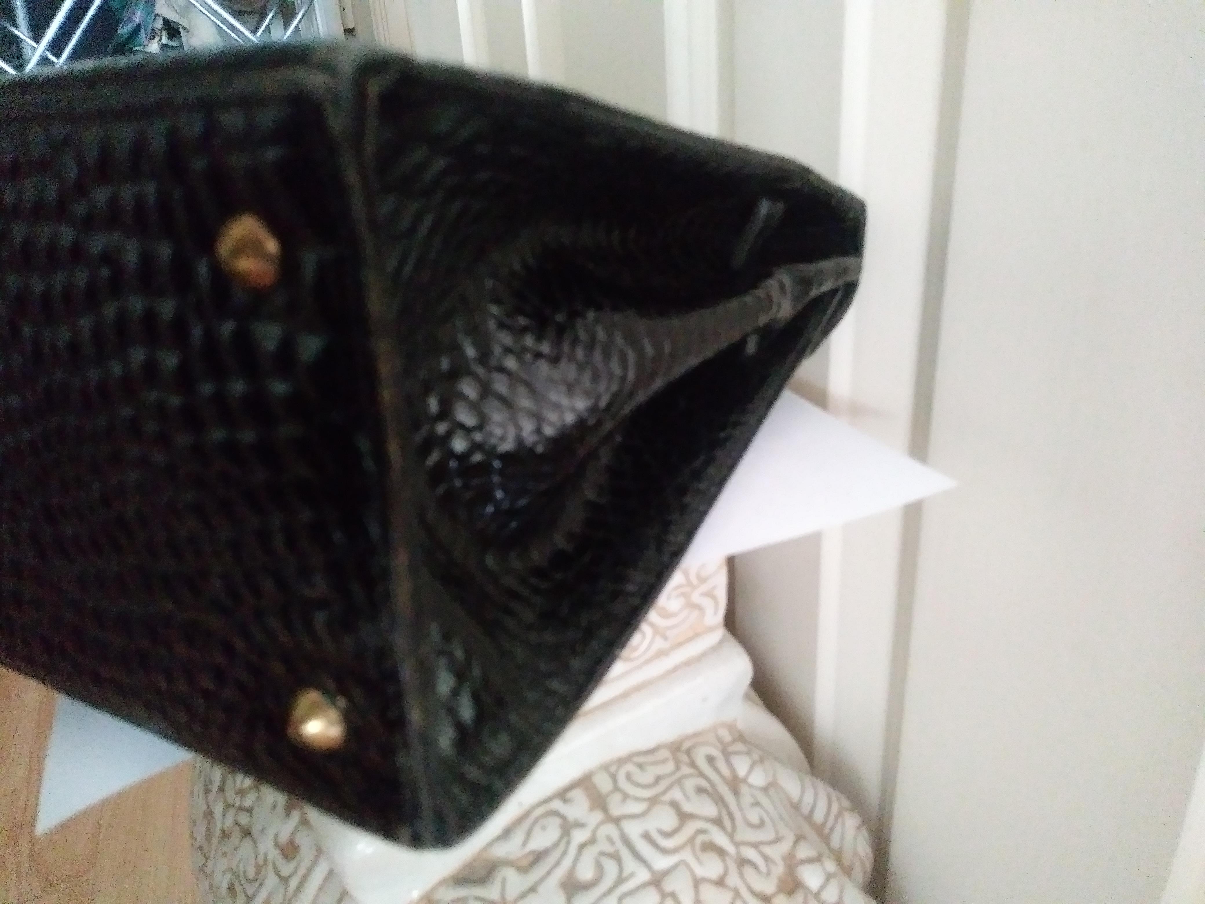 Kelly Style Crocodile Vintage Handbag - Image 9 of 12