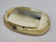 Antique Georgian Horn Snuff Box