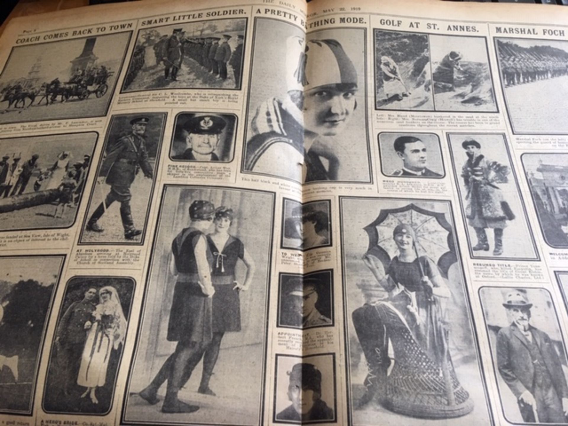 A Complete Edition Of The Daily Mirror. Dated Thursday May 22nd 1919 - Image 6 of 12