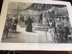 Rare Genuine Antique / Vintage Double-Page Prints. Of 5 Prints From 1879-1963