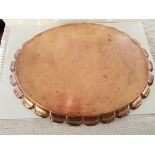 Joseph Sankey Art Deco Copper Tray