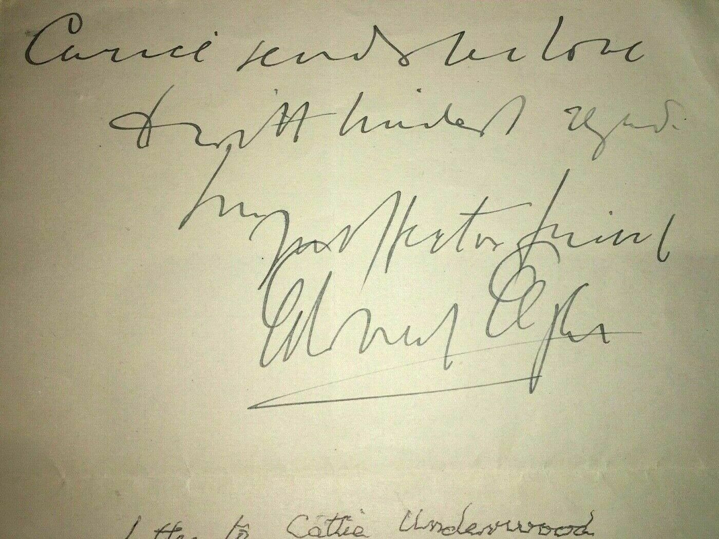 3 Edward Elgar & 1 Arthur Somervell Autograph - Image 7 of 12