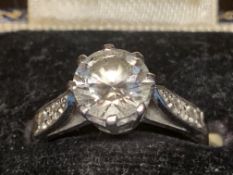 White Gold Diamond Ring