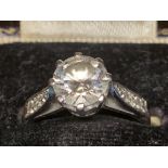 White Gold Diamond Ring