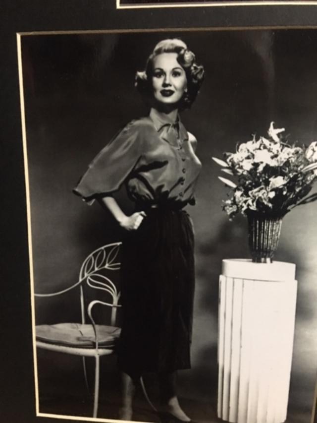 A Signed Mounted Montage Of Hollywood Legend Virginia Mayo. - Image 6 of 6