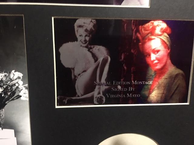 A Signed Mounted Montage Of Hollywood Legend Virginia Mayo. - Image 4 of 6