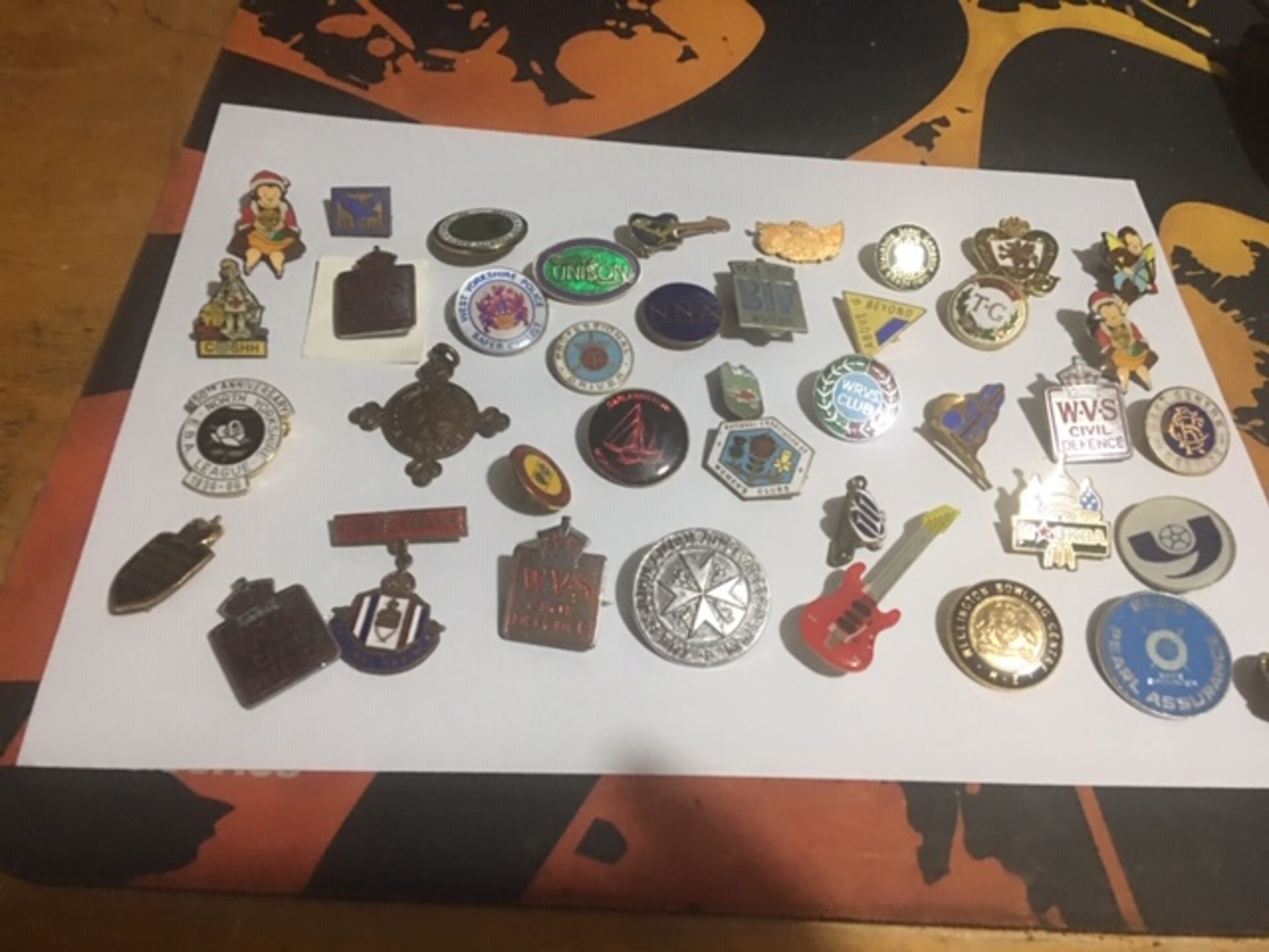 Large Collection Of 50 Vintage Badges, Coins, Medals - Image 13 of 16