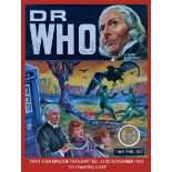 Dr Who 1st Ever Episode Memorabilia Original 1963 Shilling Metal Plaque Montage