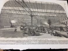 A Collection Of Vintage Railway Steam Train Prints. Vol 2 1848-1968