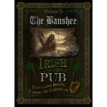 3x Retro Style Reproduction Metal Irish Pub Signs 16" x 12"